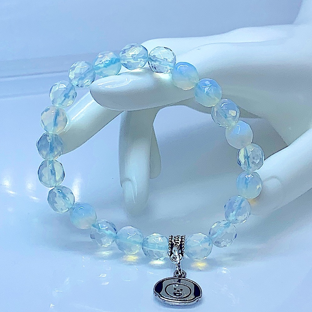 BTS JIMIN (chimmy) LIBRA ZODIAC NATURAL BRACELET size 7”